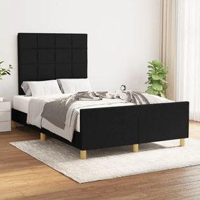 Giroletto Senza Materasso Nero 120x200 Cm Tessuto /