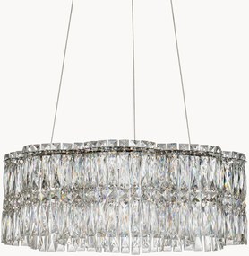 Lampadario in cristallo a LED con luce regolabile Nuvia