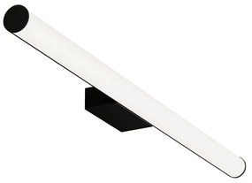 Lampada da parete nera, lunghezza 90 cm Caspio - SULION