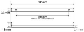 Reglette Portatubo per Tubo LED T8 da 60cm - Alim. Unilaterale