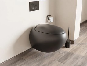 WC sospeso Nero opaco in Ceramica - HURO II
