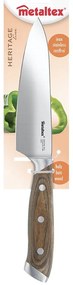 Coltello da chef in acciaio inox Heritage - Metaltex