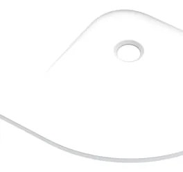 Piatto doccia SENSEA in carbonato di calcio Easy V2 bianco L 80 x L 80 x H 2.6 cm opaco