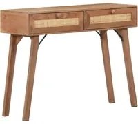 Tavolo Consolle 100x35x76 cm in Legno Massello di Mango 323598