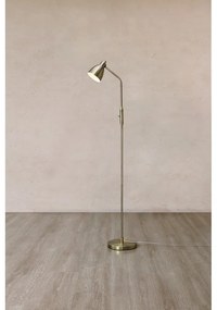 Lampada da terra in bronzo con paralume in metallo (altezza 143 cm) Story - Markslöjd