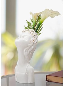 Vaso in porcellana bianca Young Lady - Mauro Ferretti