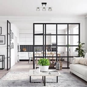 Rabalux 3119 - Lampadario su palo CARDAMON 3xE14/40W/230V