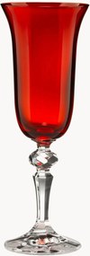 Set di 6 flute da champagne in cristallo fatti a mano Zaccaria
