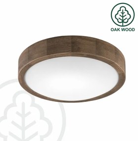 Brilagi - Lampada LED da soffitto CARVALHO SLIM 1xE27/60W/230V noce ø 27 cm