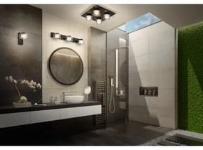 Ledvance - Applique bagno ORBIS FLAME LED 5,5W 230V IP44 nero