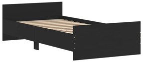 Giroletto nero 100x200 cm in legno multistrato