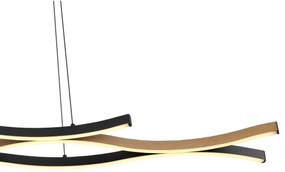 Globo 67206HW - Lampadario LED a sospensione con filo GERONIMO LED/35W/230V nero/marrone