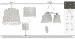 Dalber D-81211E - Lampada per bambini STARS 1xE14/40W/230V
