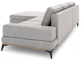 Divano letto angolare grigio chiaro, angolo sinistro Planet - Windsor &amp; Co Sofas