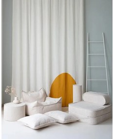 Cuscino per divano da bambini color crema con rivestimento in velluto a coste Bolster – Wigiwama