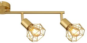 Globo 54802GB-4 - Faretto XARA I 4xE14/40W/230V oro