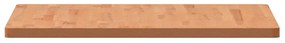 Piano per tavolo 70x70x2,5 cm quadrato legno massello di faggio
