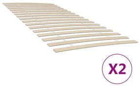 Reti A Doghe Con 34 Doghe 2 Pz 90x200 Cm /