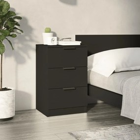 Comodino Nero 40x36x65 Cm /
