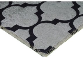 Tappeto lavabile grigio 80x50 cm - Vitaus