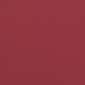 Cuscino per Panca Rosso Vino 180x50x3 cm in Tessuto Oxford
