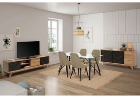 Sedie da pranzo verde chiaro in set di 4 Mani - Marckeric