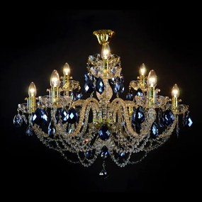 9-light chandelier - gold Ocean- Wranovsky