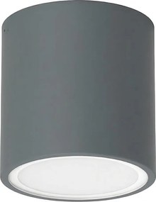 Ideal Lux - Faretto da esterno TECHO 1xGU10/20W/230V Ø 9cm IP54 antracite