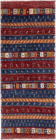 Loribaft Tappeto persiano 60x150 Rosso (Iran) Annodato A Mano