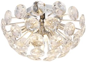 Globo 16047DC - Plafoniera VIRINA 10xG9/7W/230V cromo lucido diametro 39 cm