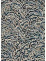 Clarke & Clarke Carta da parati Lumino - Midnight/ Copper