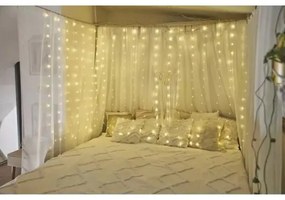 Catena di Natale LED da esterno 400xLED/8 funzioni 7,9 m IP44 bianco caldo