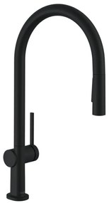 Rubinetto da cucina Talis M54 a sfilare nero,  verniciato HANSGROHE