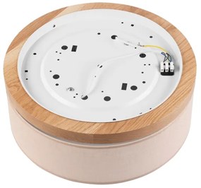 Brilagi - LED Plafoniera BELLADONNA 2xE27/15W/230V beige/quercia