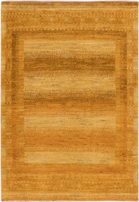 Loribaft Tappeto persiano 90x130 Giallo (Iran) Annodato A Mano