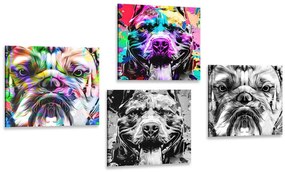 Set di quadri – Cani in stile pop art