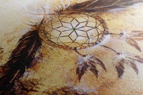 Quadro su tela – Acchiappasogni indiano