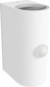 Applique Stondata 2xGU10 con Sensore di Movimento IP65 - Bianca