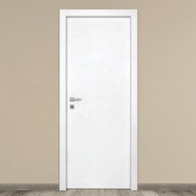 Porta interna a battente Side in MDF colore bianco, L 80 x H 210 cm, apertura reversibile