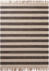 Tappeto a pelo basso in juta tessuto a mano Playa