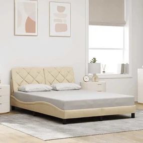 Giroletto Senza Materasso Crema 140x200 Cm İn Tessuto /