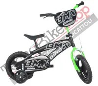 Bicicletta Bambino Dino Bikes BMX 12 pollici colore Nero/colore Verde