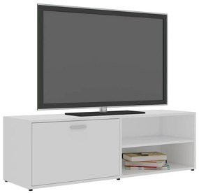 Mobile porta tv bianco 120x34x37 cm in legno multistrato