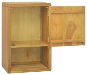 Mobile da Bagno a Parete 45x30x70 cm in Legno Massello di Teak