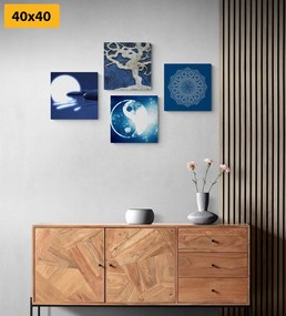 Set di quadri – Feng Shui in blu