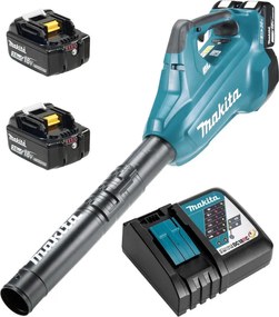 Soffiatore 36V ad alta portata (2x18V lxt) Makita con 2 batterie 18V 3Ah + caricabatterie rapido - DUB362RF2