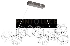 Sospensione lucciola 10 elementi md18001068-10ass acciaio