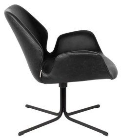 Sedia nera Nikki - Zuiver