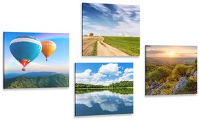Set di quadri – Vista sulla splendida natura