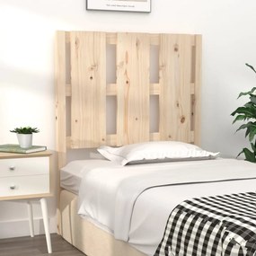 Testiera per letto 80,5x4x100 cm in legno massello di pino